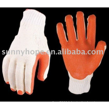 Doublure en T / C sans soudure Sunnyhope 10 Gauge avec gants en latex industriels revêtus de palmiers